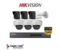 Trọn bộ 1-8 Camera IP Hikvision 2MP cho Nhà xưởng,